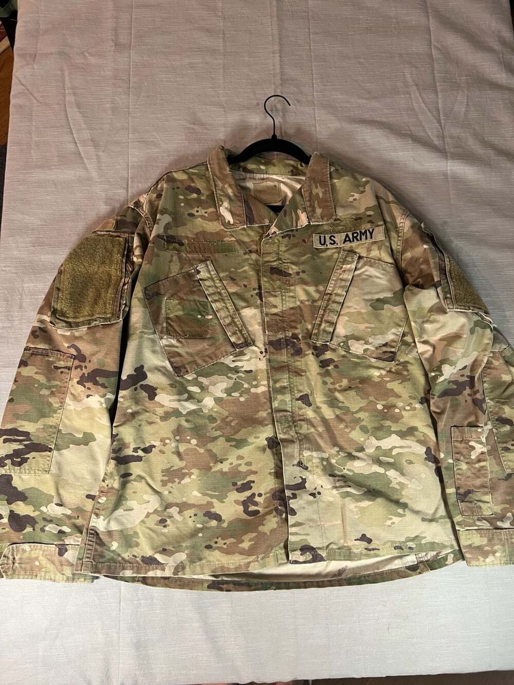 US Army OCP Scorpion Multicam ACU Combat Coat Jacket Large Regular